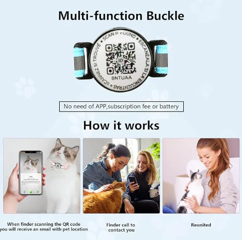 QR Code Anti-Lost Pet Collar