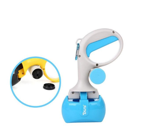 2-in-1 Portable Pet Waste Picker Upper with Bag Holder