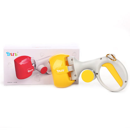 2-in-1 Portable Pet Waste Picker Upper with Bag Holder