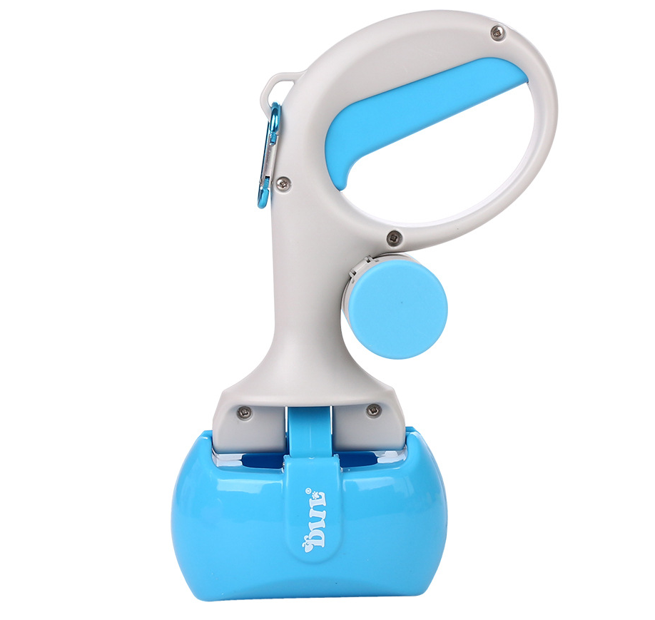2-in-1 Portable Pet Waste Picker Upper with Bag Holder