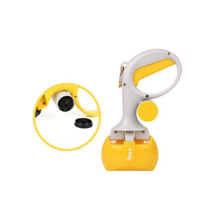 2-in-1 Portable Pet Waste Picker Upper with Bag Holder