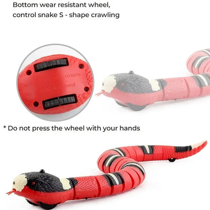 USB Charging Interactive Snake Toy for Cats