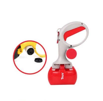 2-in-1 Portable Pet Waste Picker Upper with Bag Holder